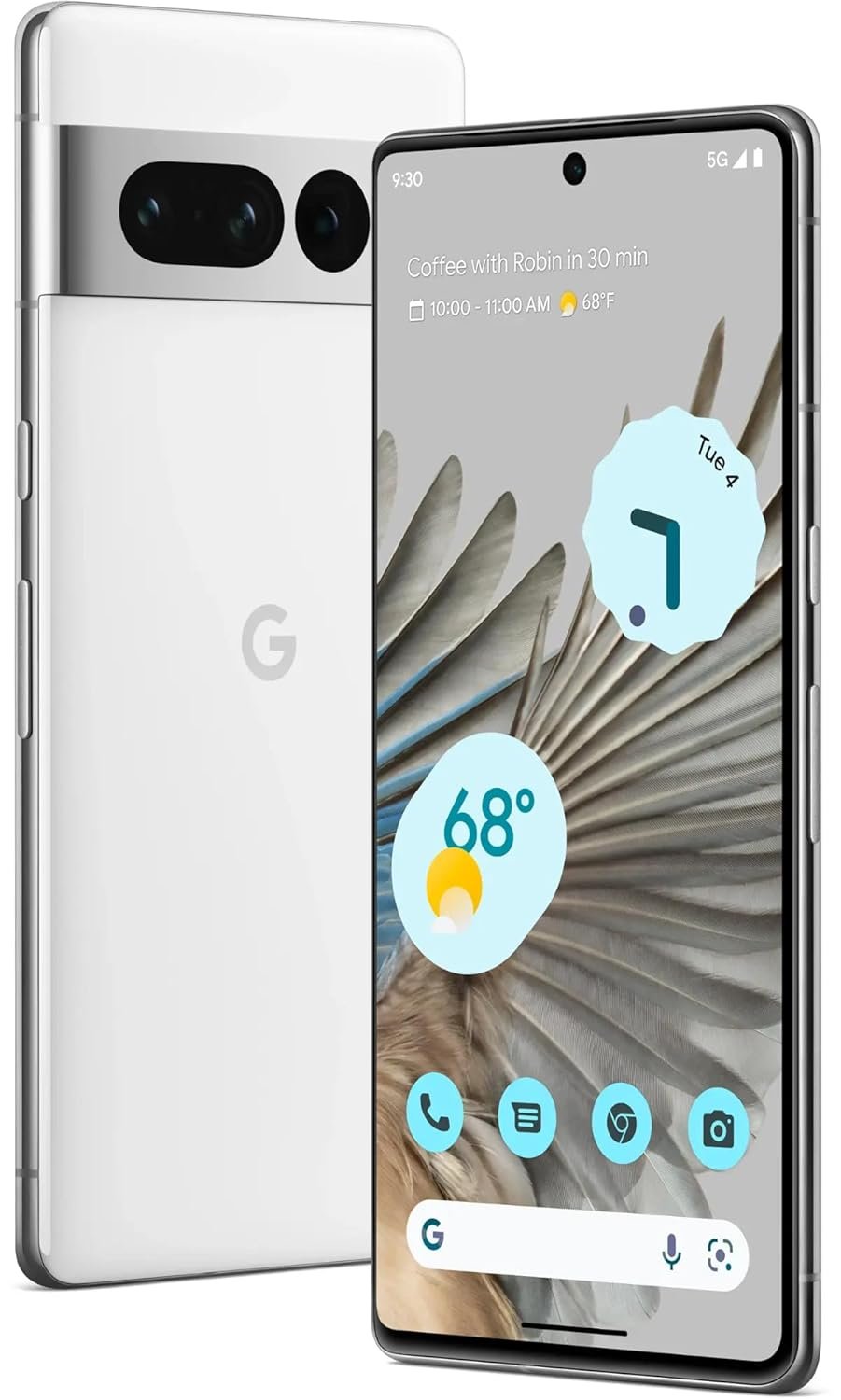 Google Pixel 7 Pro 5G (Snow, 12GB RAM, 128GB Storage)