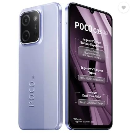 Poco C85 5G Mystic Purple 6GB RAM 128GB ROM