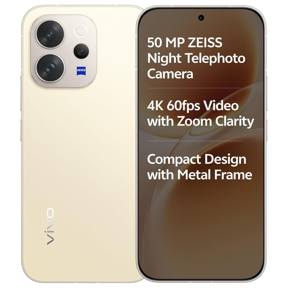 vivo v70 vivo V70 5G (Lemon Yellow, 8GB RAM, 256GB Storage)