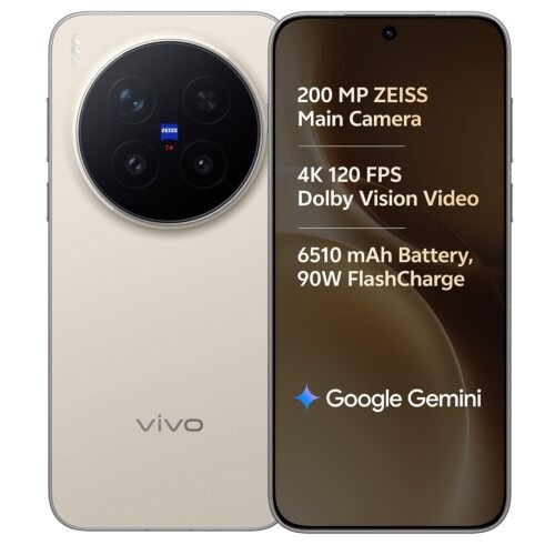 vivo x300 vivo X300 Pro 5G (Dune Gold, 16GB RAM, 512GB Storage)